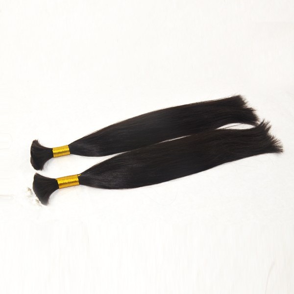 Hot sale high quality premium remy hair bulk hair extensions WJ036